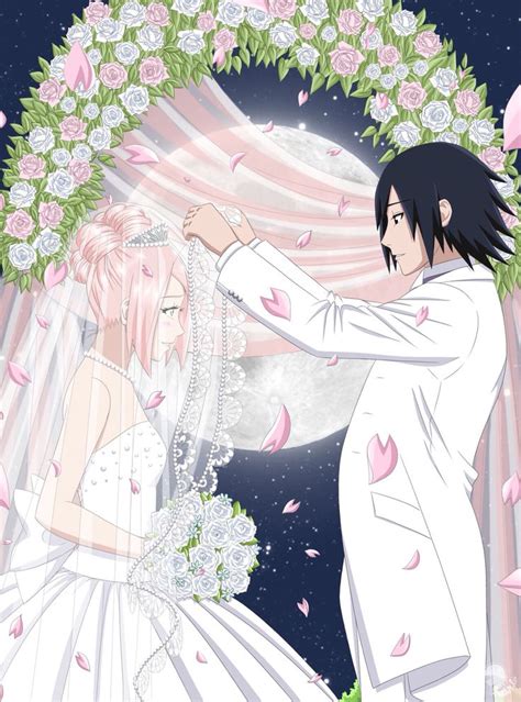 Sasuke and Sakura's wedding .